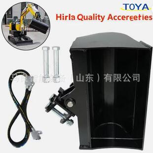 小型挖掘机前端属具小挖机多型号辅具挖机挖斗抓木器草耙子