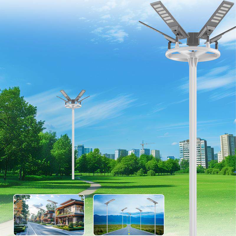 跨境LED Solar太阳能一体化路灯MPPT12V系统大功率市政道路工程款