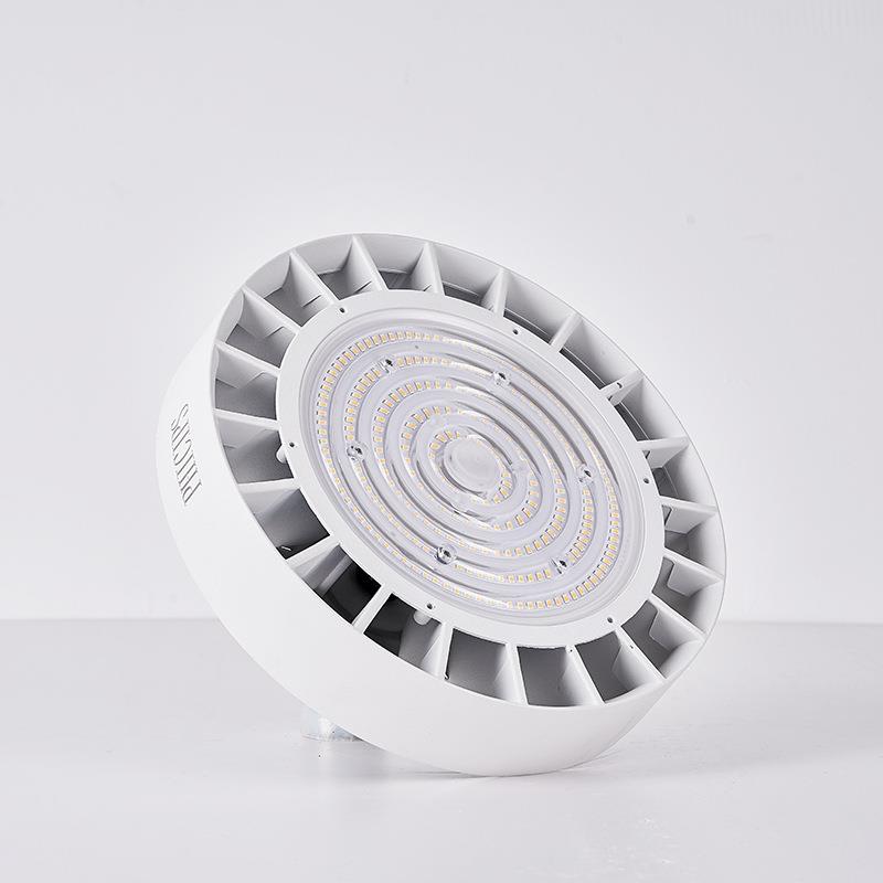 工矿灯led厂房灯轮毂100W200w天棚链条工厂灯吊杆工矿灯照明灯具