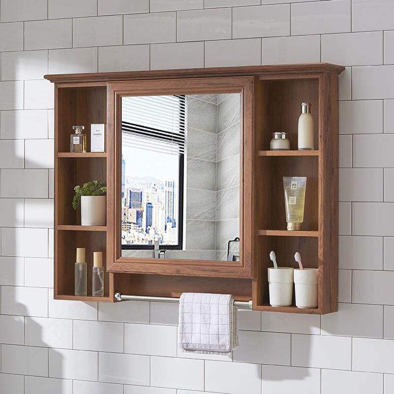 洗手间洗漱台镜子一体浴室镜柜单独浴室柜壁挂镜柜卫生间挂墙式+