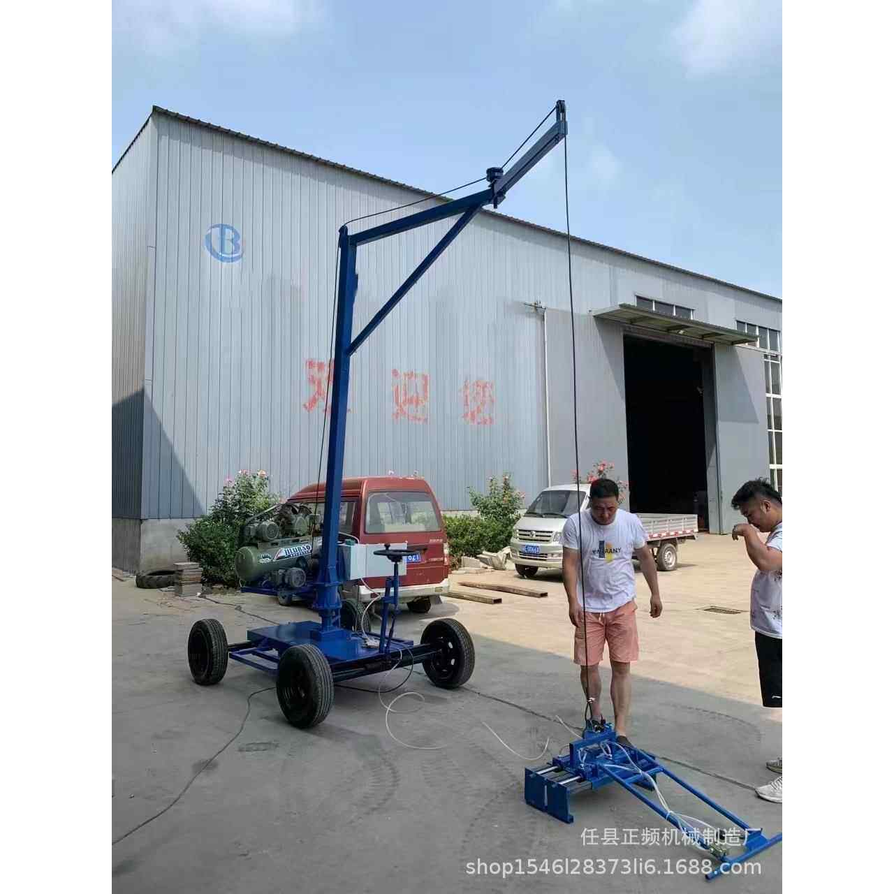 气动小型抓砖机 砖厂夹砖机码砖机起吊砖机