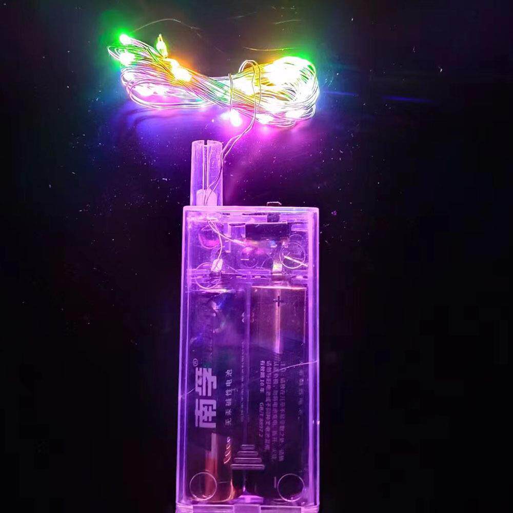 五号两节电池盒网红波波球灯串led灯铜线灯2节装饰创意节日彩灯
