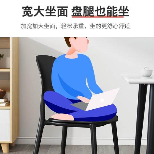 餐椅简约家用靠背椅加厚书桌椅子北欧餐桌椅圆桌休闲椅会议桌椅子