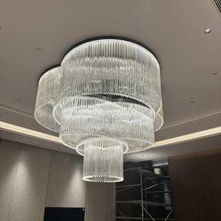 酒楼新中式餐厅吊灯现代轻奢吸顶灯创意茶室酒店包房会所客厅壁灯