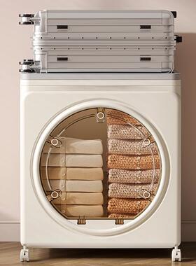 三床开门大容量1207玩具整理箱用换季家棉折被叠收纳箱储物柜折叠