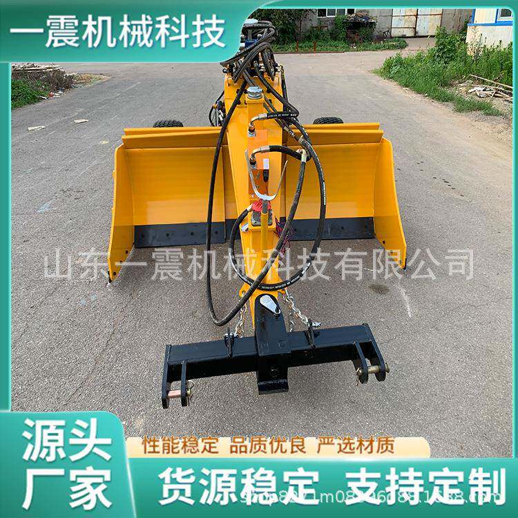 卫星平地机土地整平机液压伸缩弯梁平地机土壤刮平机