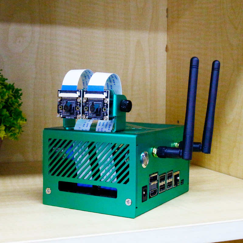 Jetson Nano B01/Orin NX/TX2 NX铝合金机箱外壳保护机箱开发板
