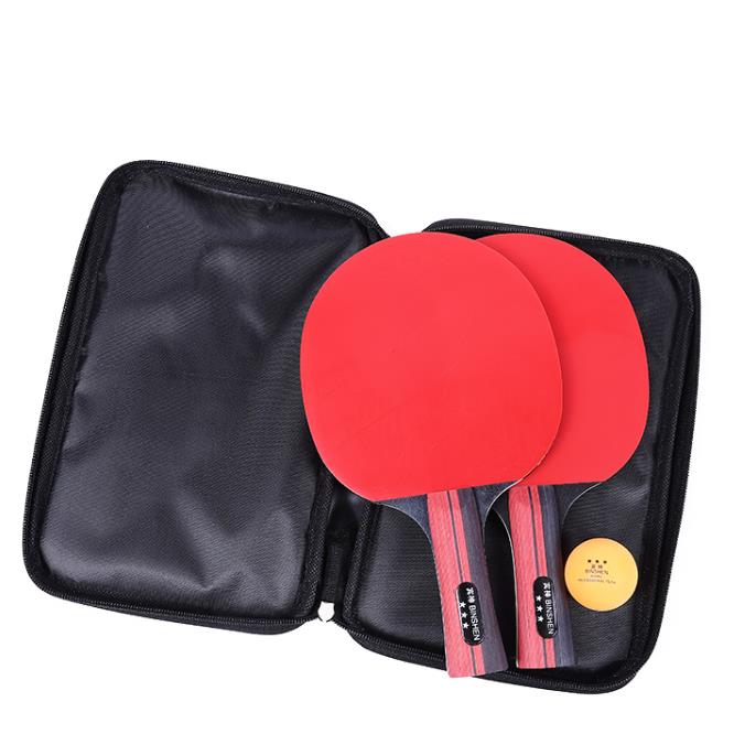 正品正品宾六星弹乒乓球直拍红黑碳王乒神乓板高性套胶横拍拍乒乓