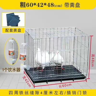 鸽子笼大号家用折叠带隔断鸽笼配对养殖繁殖笼子鸽子用具鸽棚鸽舍