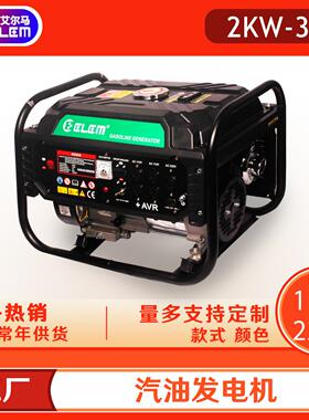 户外便携汽油发电机组2000瓦2KW3000w110v小型3kw2千瓦220伏双压