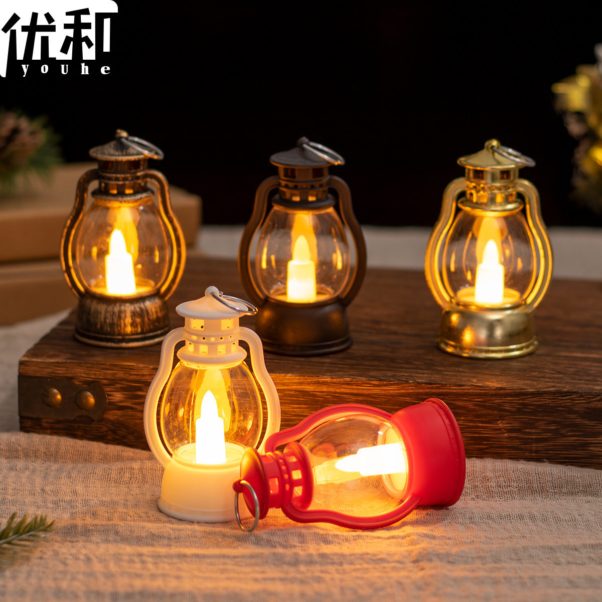 LED煤油灯提灯马灯电子蜡烛蜡烛