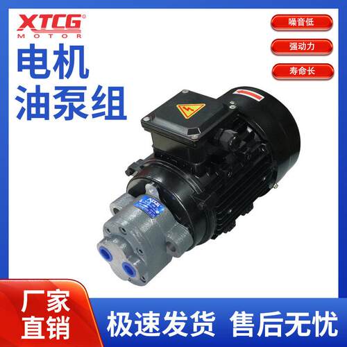 工厂直销CBB10/B6/CBB4齿轮油泵电机组0.37/0.55KW(油泵带耳)