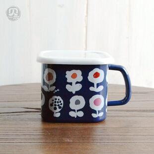 1.0米搪瓷，轻微缺陷扎卡大冷饮杯猪油罐方便面搪瓷储存鲜盒方杯