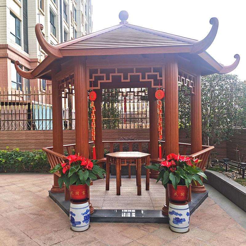 铝合金防盗窗花格仿花格2栅型材古复古街网道改造木纹铝屏铝花风