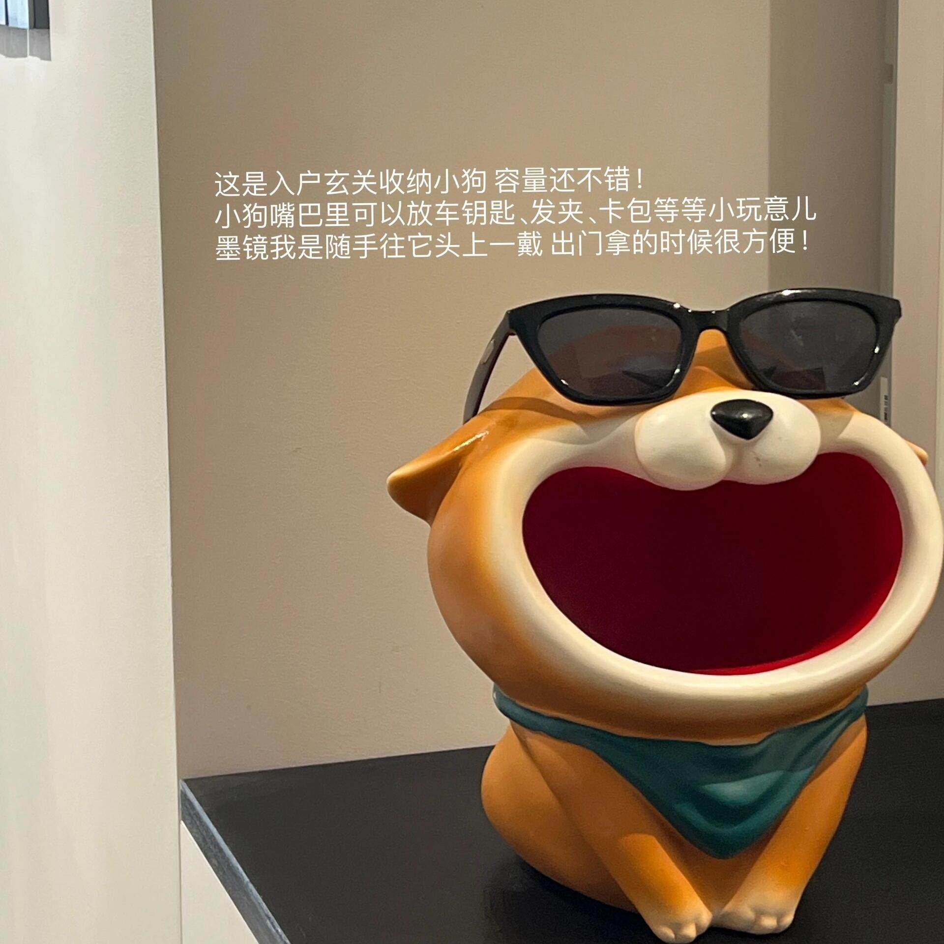 柴犬钥匙收纳玄关摆件桌面摆件入户装饰品家居好物房间改造好物件