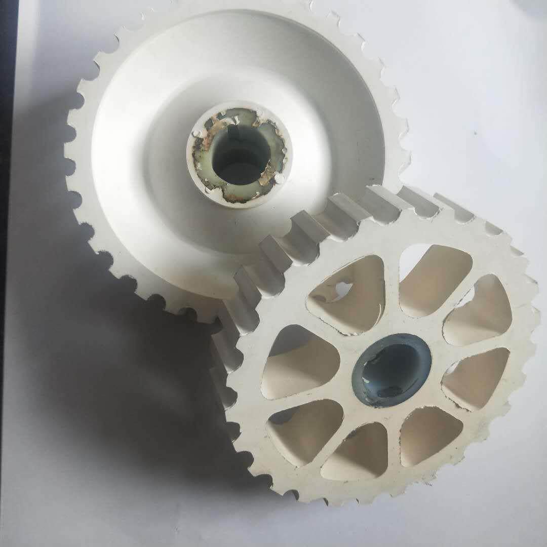 厂家销售去皮机橡胶传动轮 供应屠宰场用配件 工农业耐磨传动齿轮
