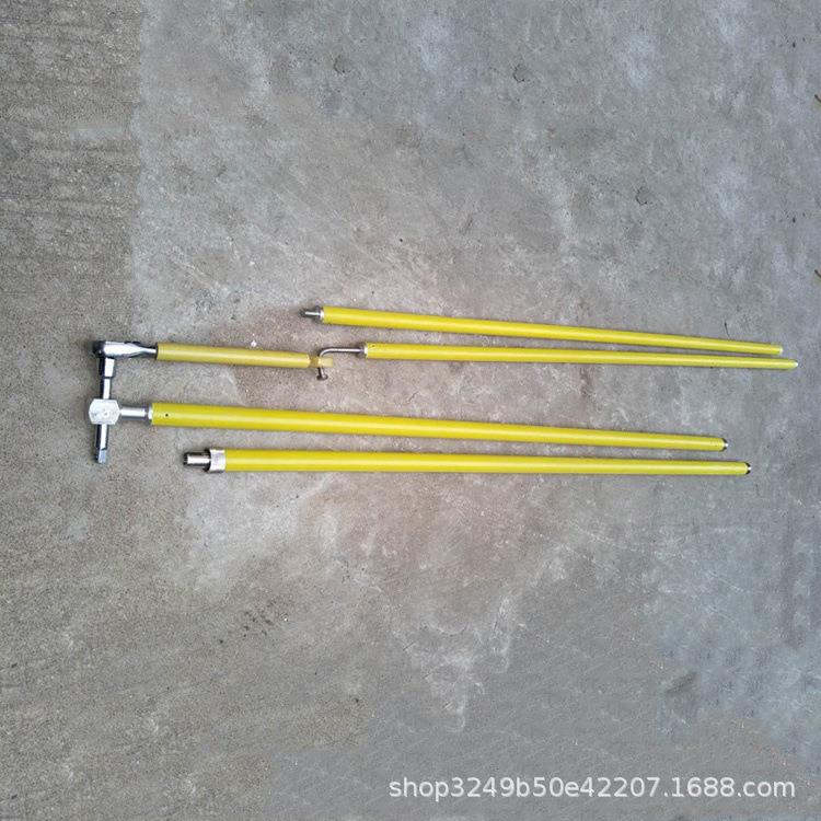 高空作业螺栓拧紧工具万向杆齿轮全旋绝缘扳手万向套筒扳手操作杆