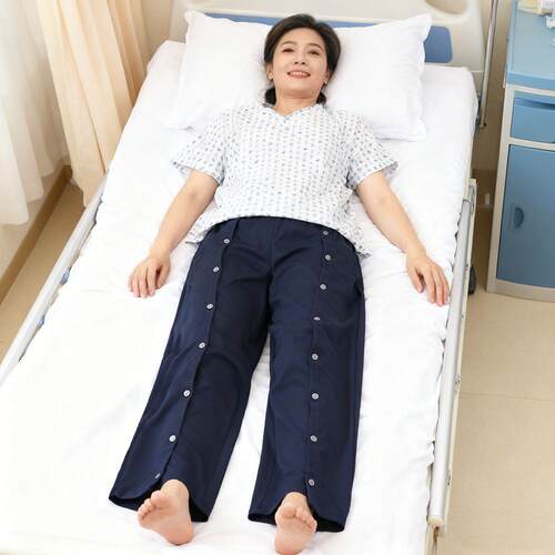 Male and female nursing, rehabilitation, paralysis, bed