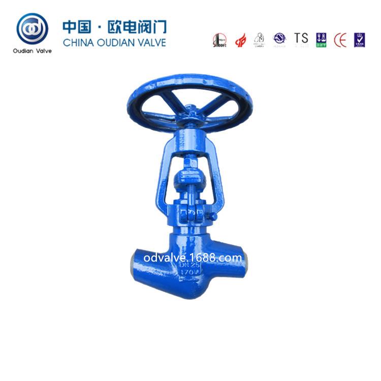 电站截止阀高压高温截止阀焊接截止阀J61Y-P54-170V电站阀