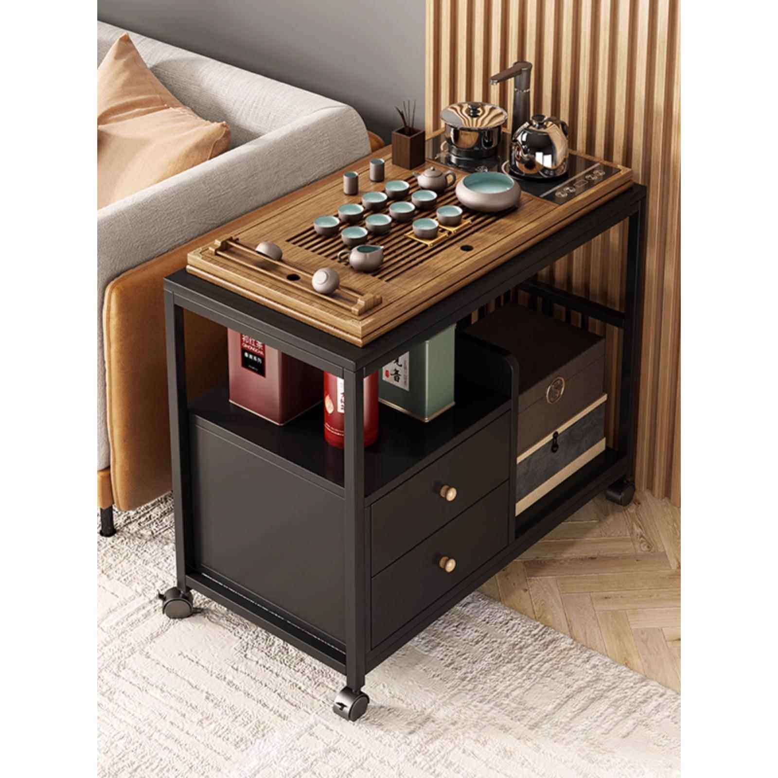 几茶几边小桌子置物架沙发侧柜边柜移动茶台茶桌见详情小茶水窄客