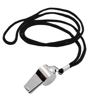 Stainless steel whistle referee sports metal whistle W