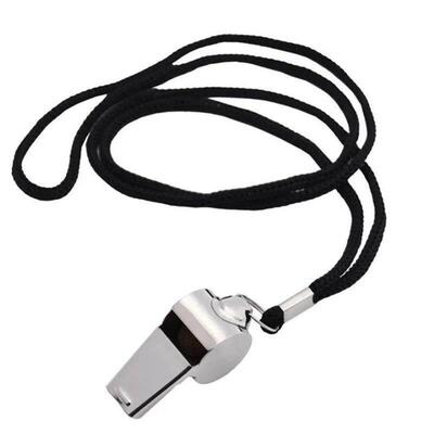 Stainless steel whistle referee sports metal whistle W