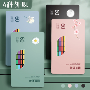 调色铁盒色儿童套装 初 画画水粉全套装 盒水彩颜料工具72固体美术装