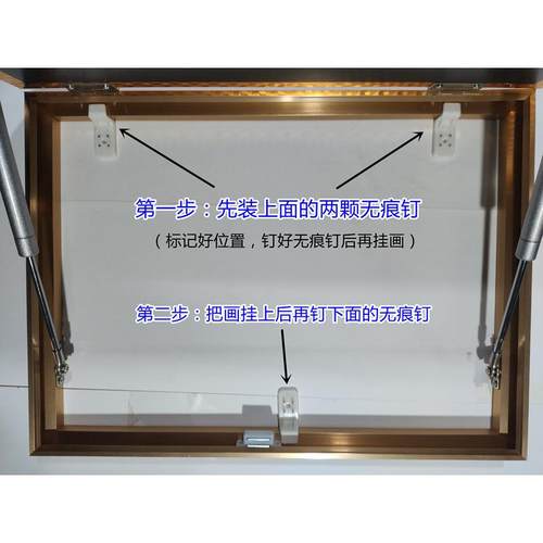 遮CHwEyQAB挡电箱装饰带钟表画配箱电闸挂画免打孔电铝合表金框