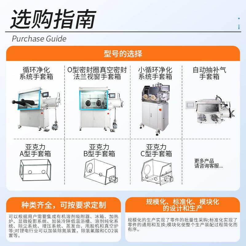 手套箱净化系统真空手套箱循环净化手套箱实验室手套箱米淇