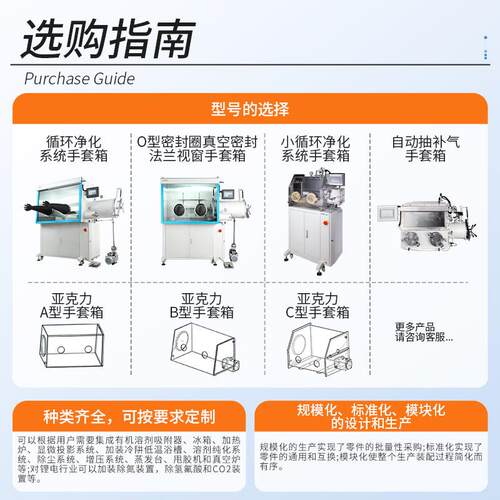 手套箱净化系统真空手套箱循环净化手套箱实验室手套箱米淇