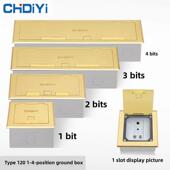 120不锈钢底盒86开启式 多媒体翻盖防水防锈地插地面插座 隐藏式