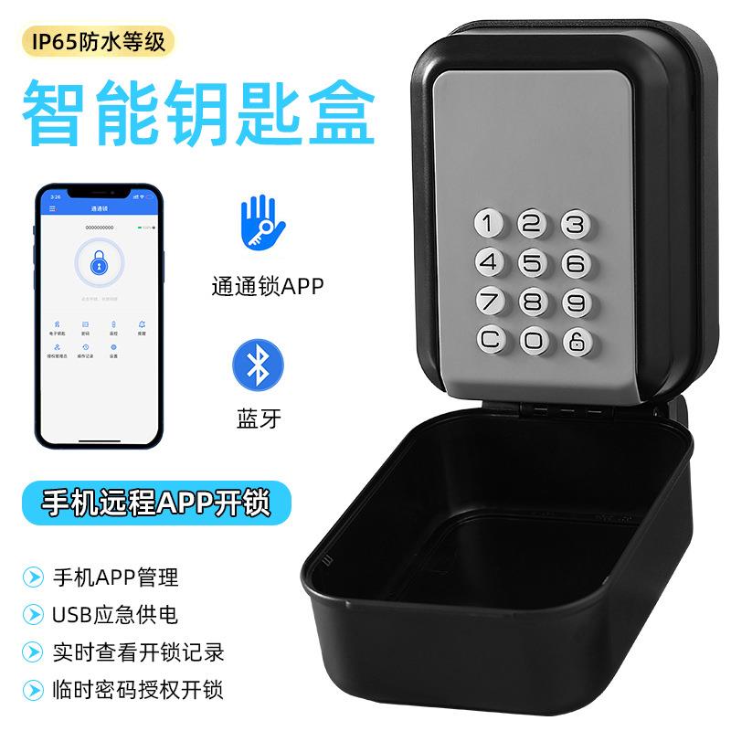 NBYT电子钥匙盒壁挂式按键密码钥匙盒装修工地工程民宿防盗门锁
