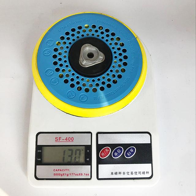 气动摩卡砂纸机托盘 磨卡干磨机6寸15孔研磨底座适用费斯托底盘