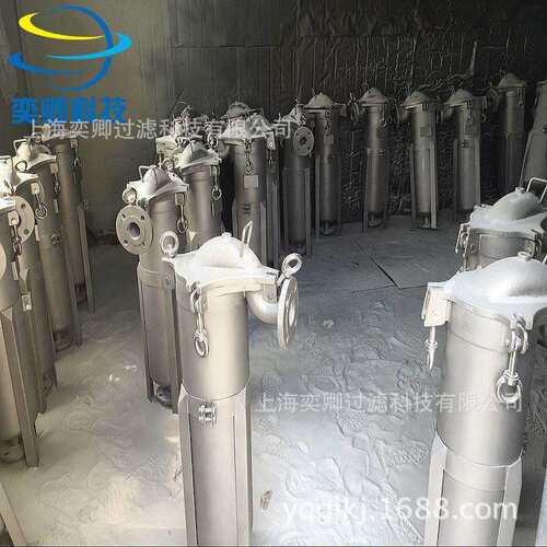 供应顶入式单袋过滤器2号顶入式过滤器喷砂型不锈钢龟背过滤器