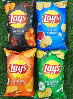 美国大包装乐事薯片多种口味休闲零食膨化食品LAYS POTATO CHIPS