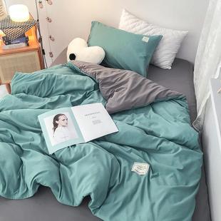 上1.8m床上用品四 女宿舍床s男床单被套三件套1.5 正品 轻奢风in款
