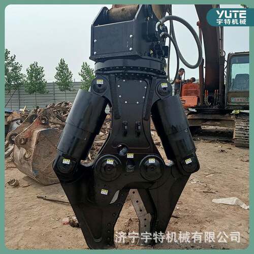 挖掘机液压鹰嘴剪剪切拆除废钢剪360度旋转式小型液压剪