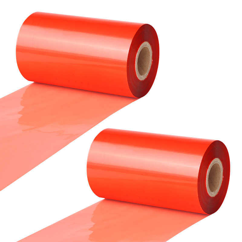 彩色铜版纸碳带标签条码打印机色带耐刮擦热转印不干胶打印碳带卷