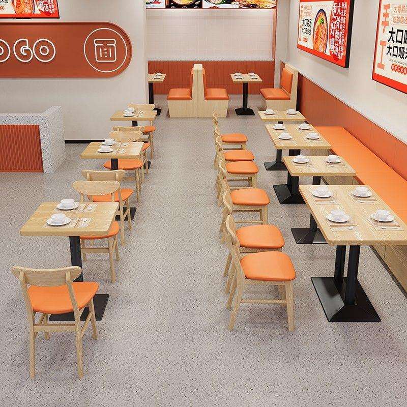 卡座沙发桌椅组合餐饮小吃店餐厅商用桌椅面馆螺丝粉店麻辣烫