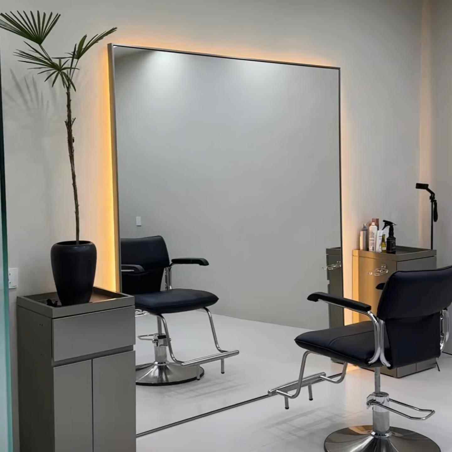高端剪发镜发廊单双面落地烫染镜网红潮款铝合金带台面理髲店镜子,商业/办公家具,理发镜台,淘宝优惠券,粉丝福利购,淘宝优惠卷