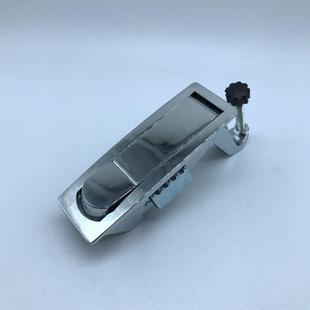 机柜机箱锁 MS606 电柜门锁 弹跳锁 开关柜门锁 2亮铬平面锁