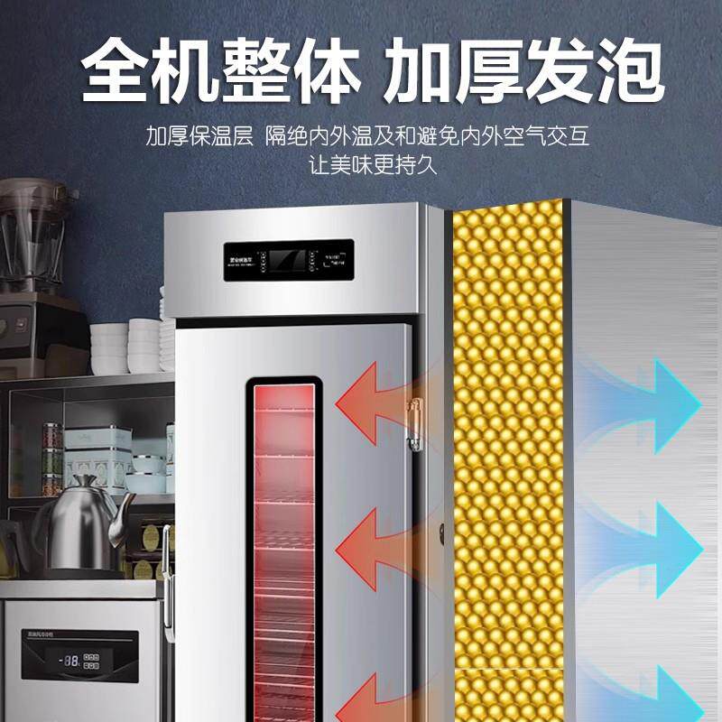 热风循环食堂保温柜双门加厚不锈钢宴会恒温加热商用餐车