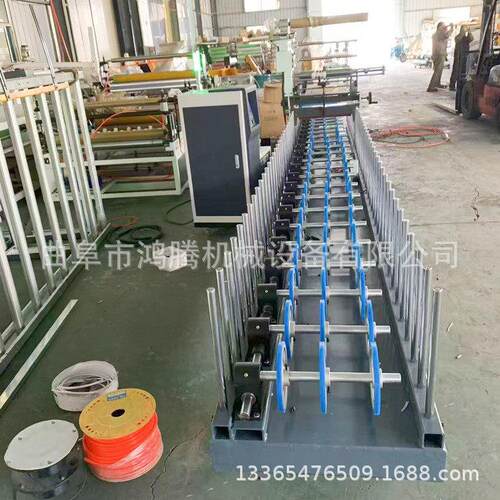 新型滚胶扣板覆膜机 自动包边修边 石材贴木皮PUR热熔胶包覆机