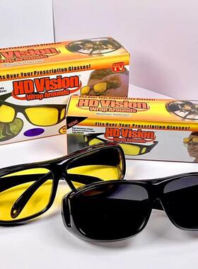 新款欧美跨境骑行眼镜TV太阳镜防风沙劳保镜驾驶夜视镜劳保镜墨镜