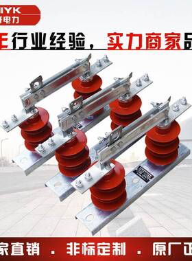 10kV高压隔离开关HGW9-12/630A硅橡胶户外紫铜刀闸高压隔离开关
