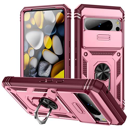 适用谷歌Pixel10Pro手机壳二代推窗Pixel9Pro支架Pixel8保护套