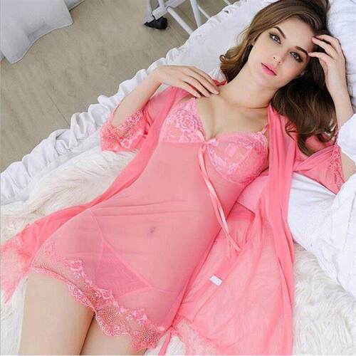 Sexy Women Lingerie Lace Night Dress Sleepwear Nightgown Ban