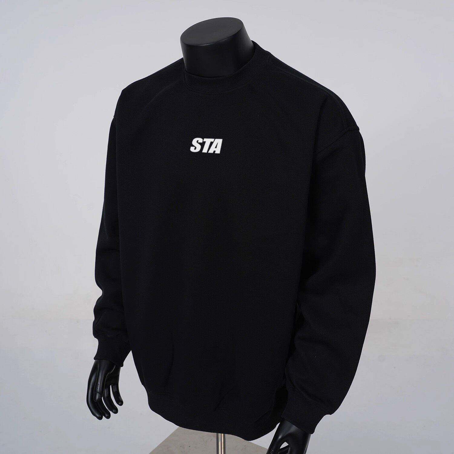 Roamix 绅度~街头潮流外套卫衣简约新款2025宽松圆领上衣长袖无帽