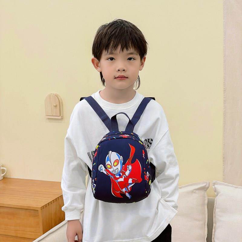 小男孩喜爱卡通可爱小书包幼儿2岁3岁儿童外出小背包迷你宝宝出游