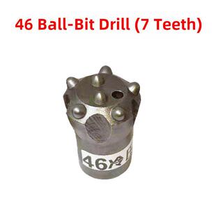 球齿凿岩机钻头46 90冷压钻9齿气动风钻气枪头5齿